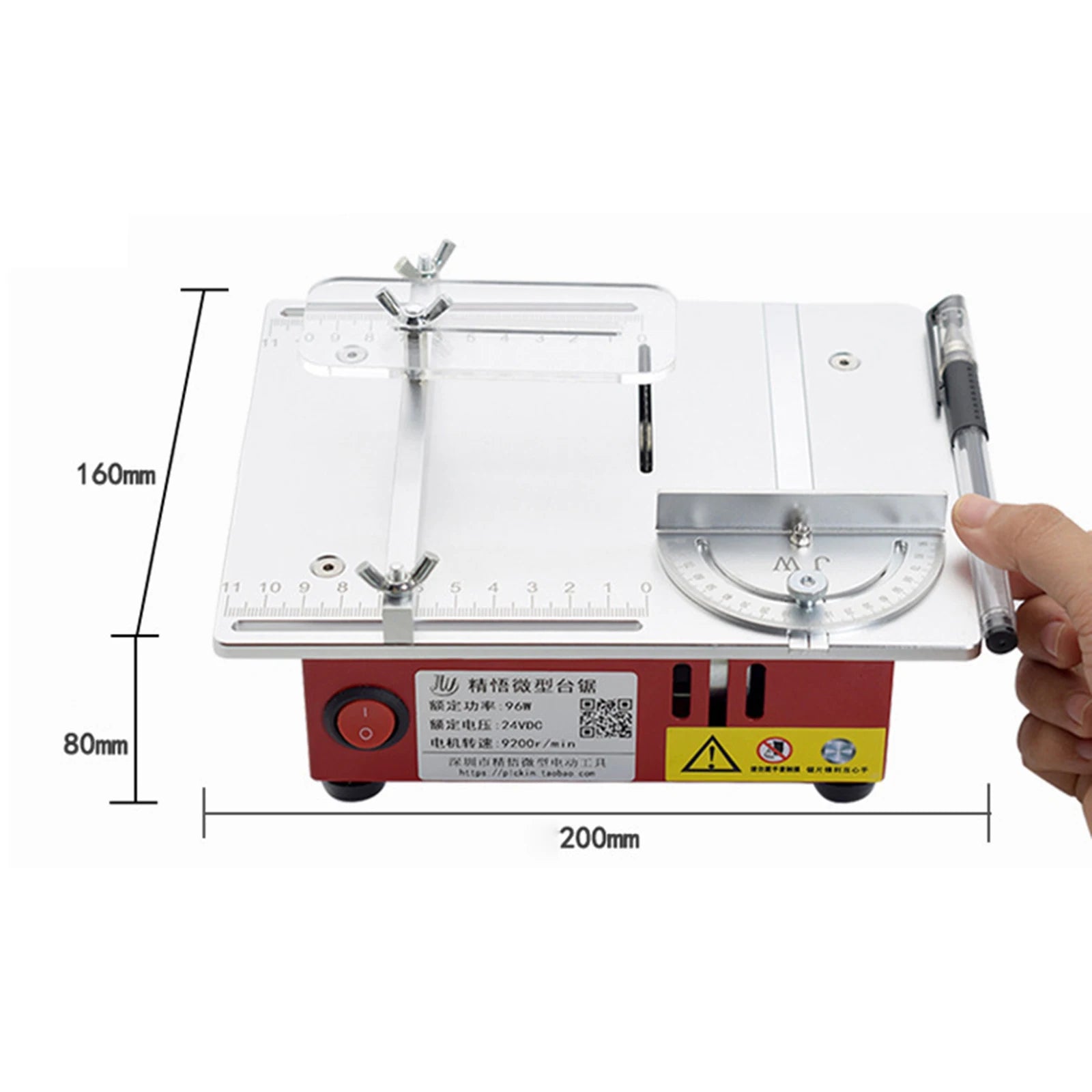 Mini Table Saw for DIY Woodworking & Craft Cutting